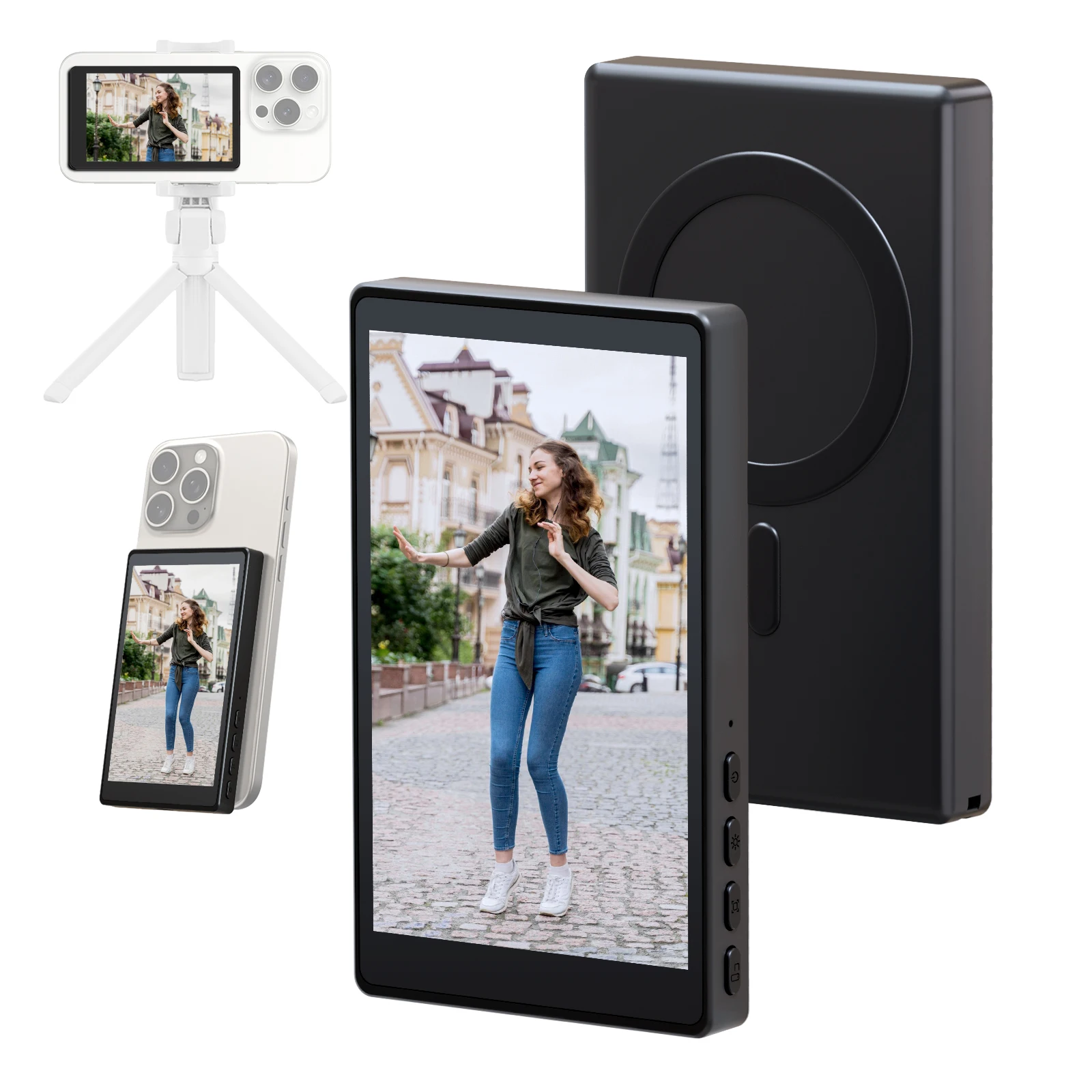 Home Cinema Wireless - Monitor wireless con schermo per fotocamera