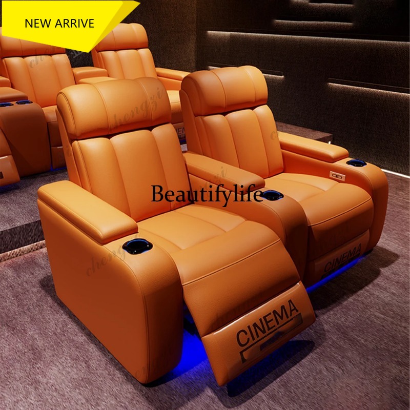 Home Cinema Luxury - Poltrone Reclinabili Elettriche G153 in Vera