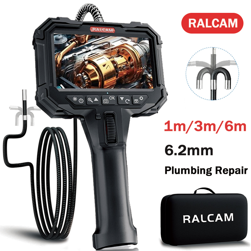 Home Cinema Hd - Telecamera per endoscopio Ralcam con luce,