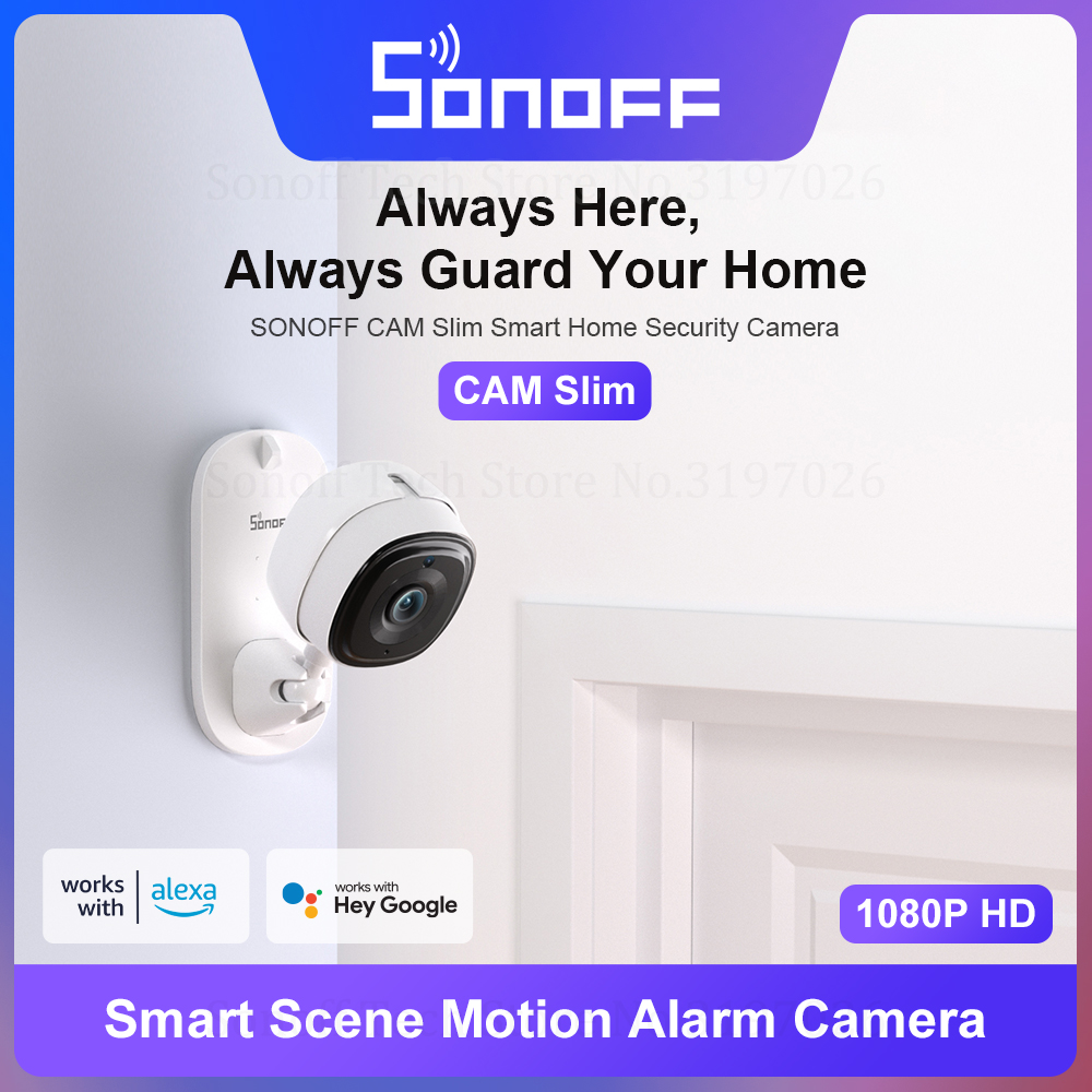 Home Cinema Hd - SONOFF 1080P HD Wi-Fi IOT Telecamera