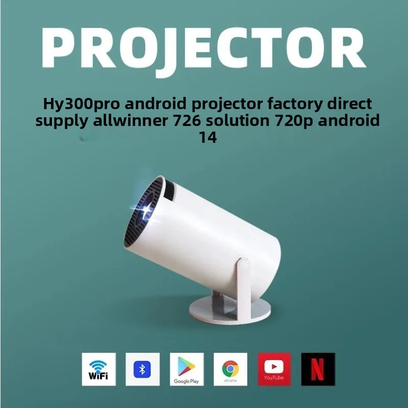 Home Cinema Hd - Proiettore Portatile HY300Pro 4K HD con