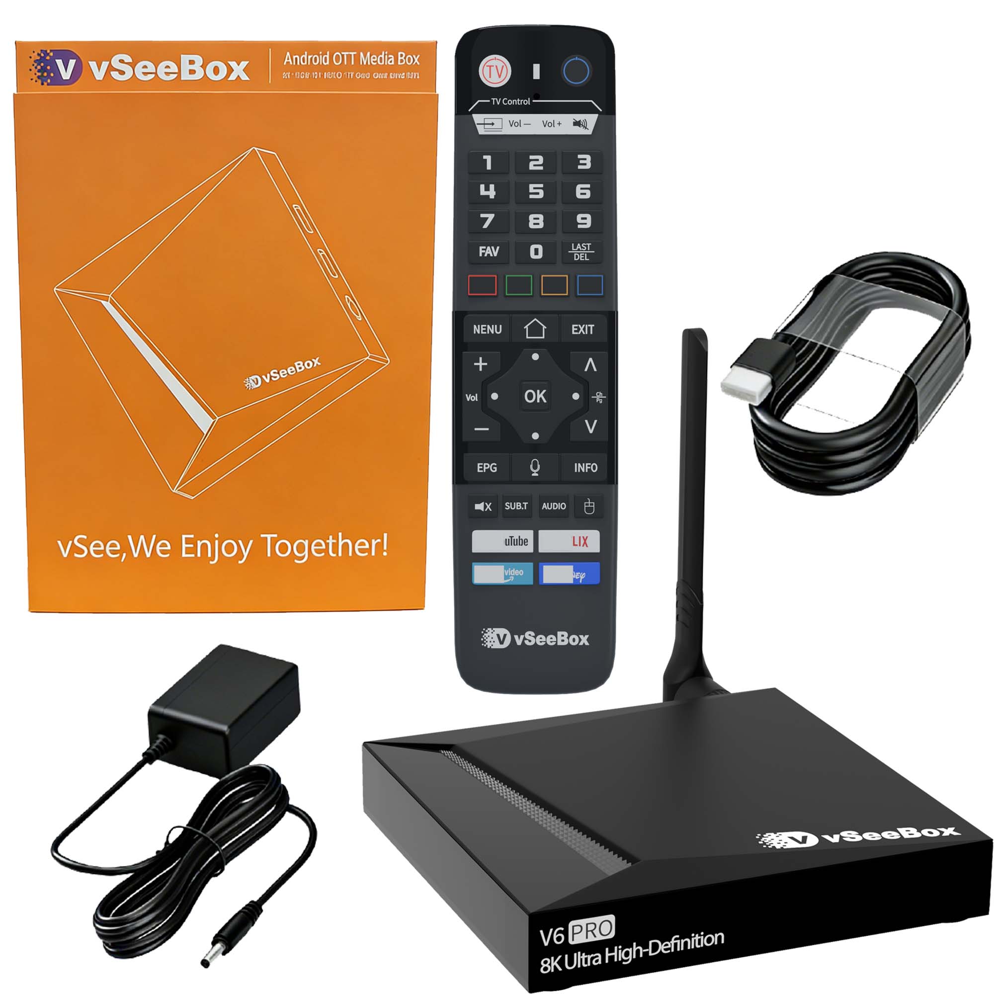 Home Cinema Google - VSeeBox V6 Pro 2026 Ultima Versione,