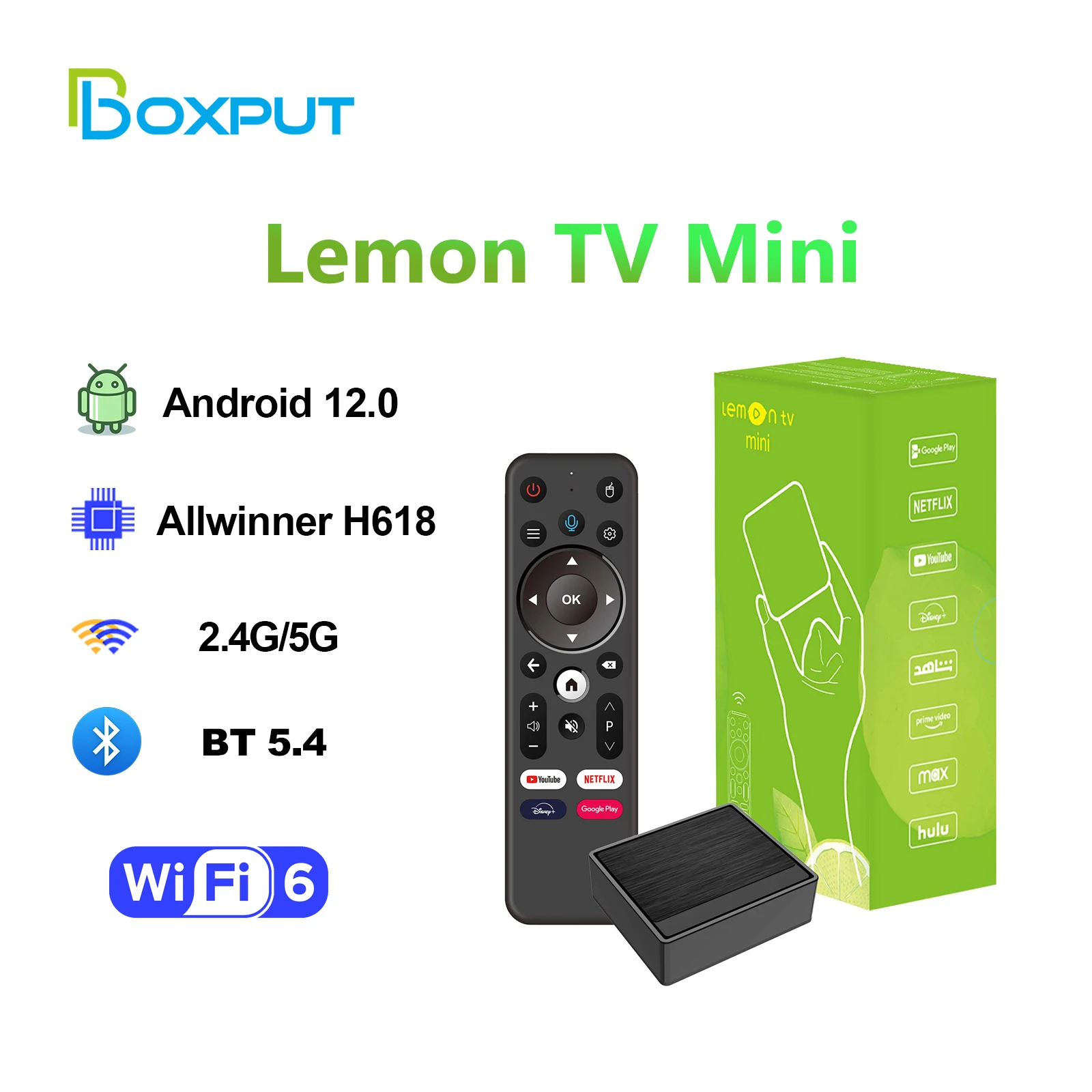 Home Cinema Google - BOXPUT Lemon Mini TV Box Android