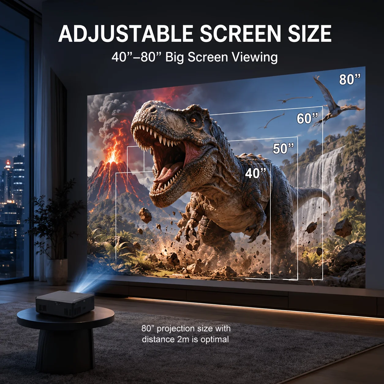 Mini proiettore portatile, com - Home Cinema Gaming recensione e prezzo