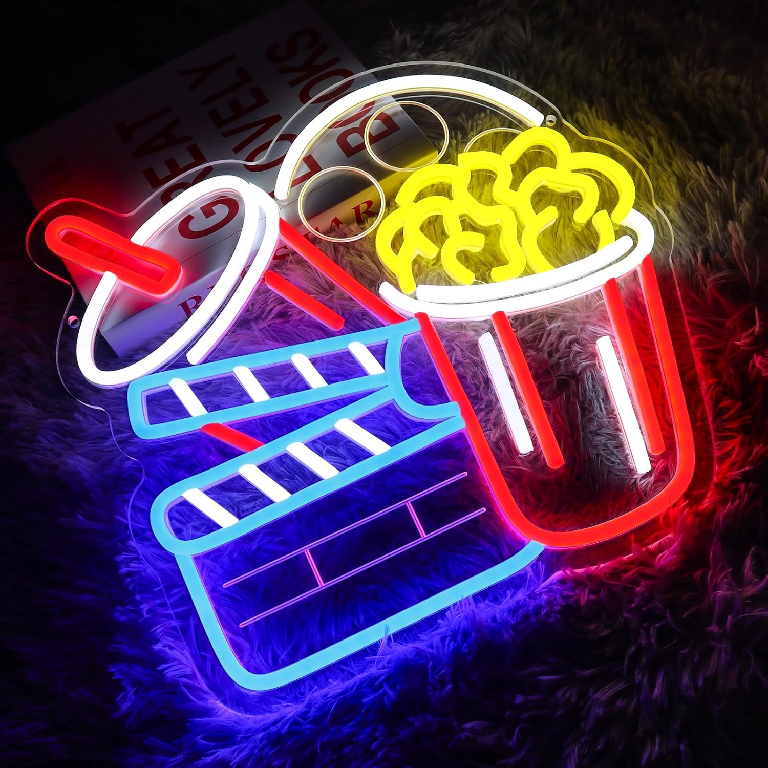 Insegna al Neon Cinema, Luce d - Home Cinema Wall Lights recensione e prezzo