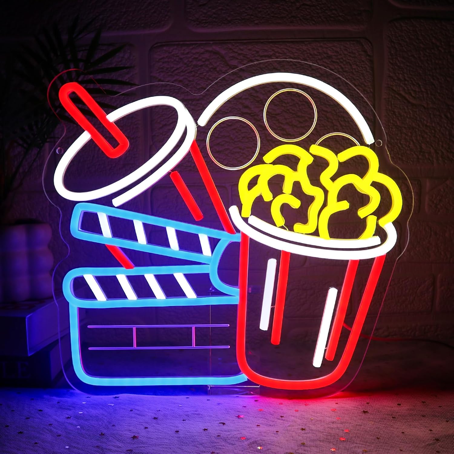 Insegna al Neon Cinema, Luce d - Home Cinema Wall Lights recensione e prezzo