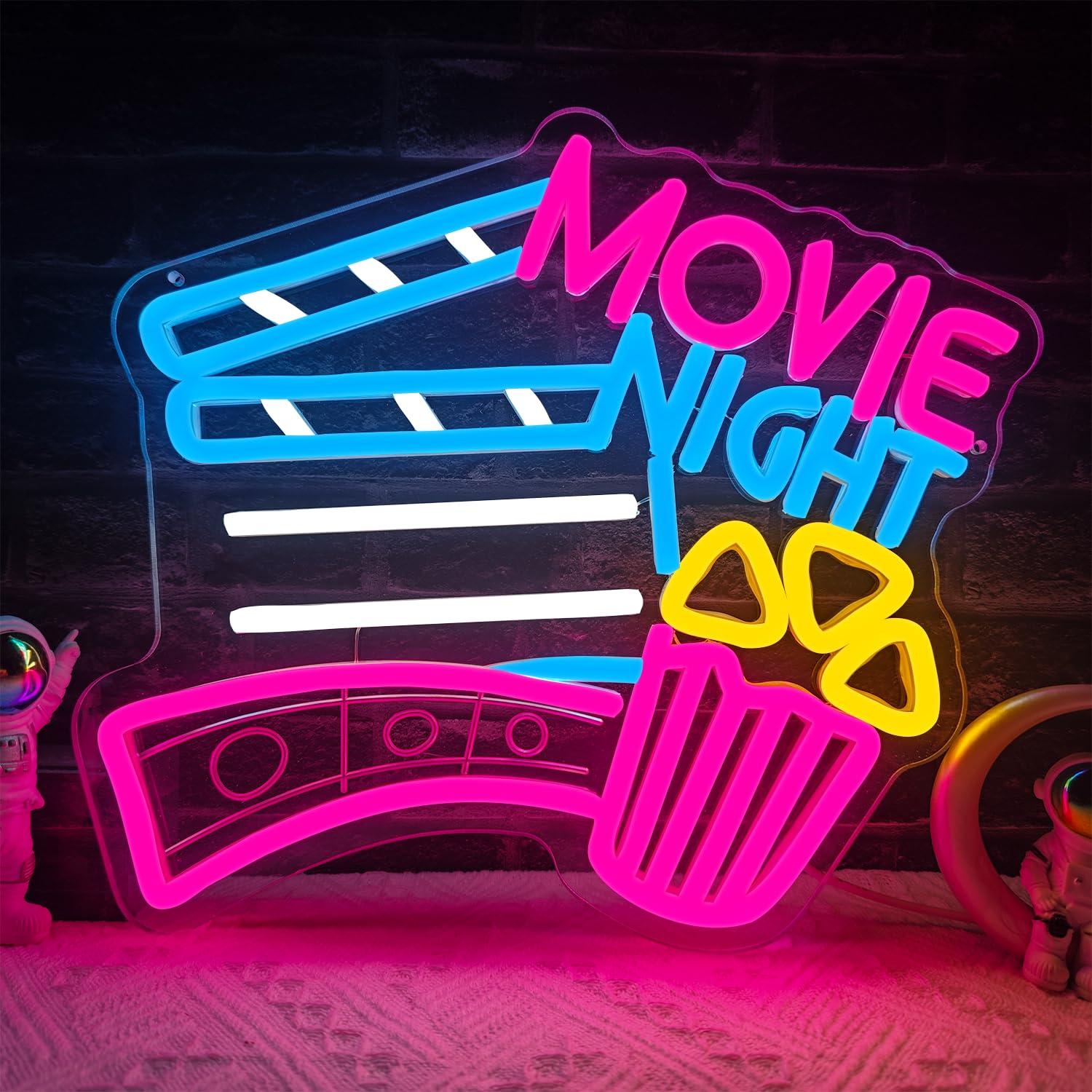 Insegna al Neon per Serata Cin - Home Cinema Wall Lights recensione e prezzo