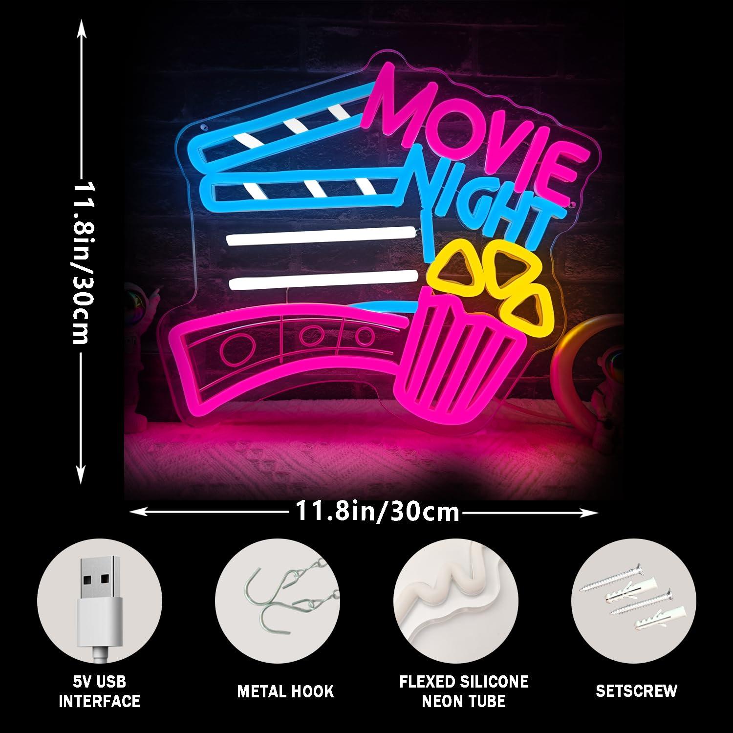 Insegna al Neon per Serata Cin - Home Cinema Wall Lights recensione e prezzo