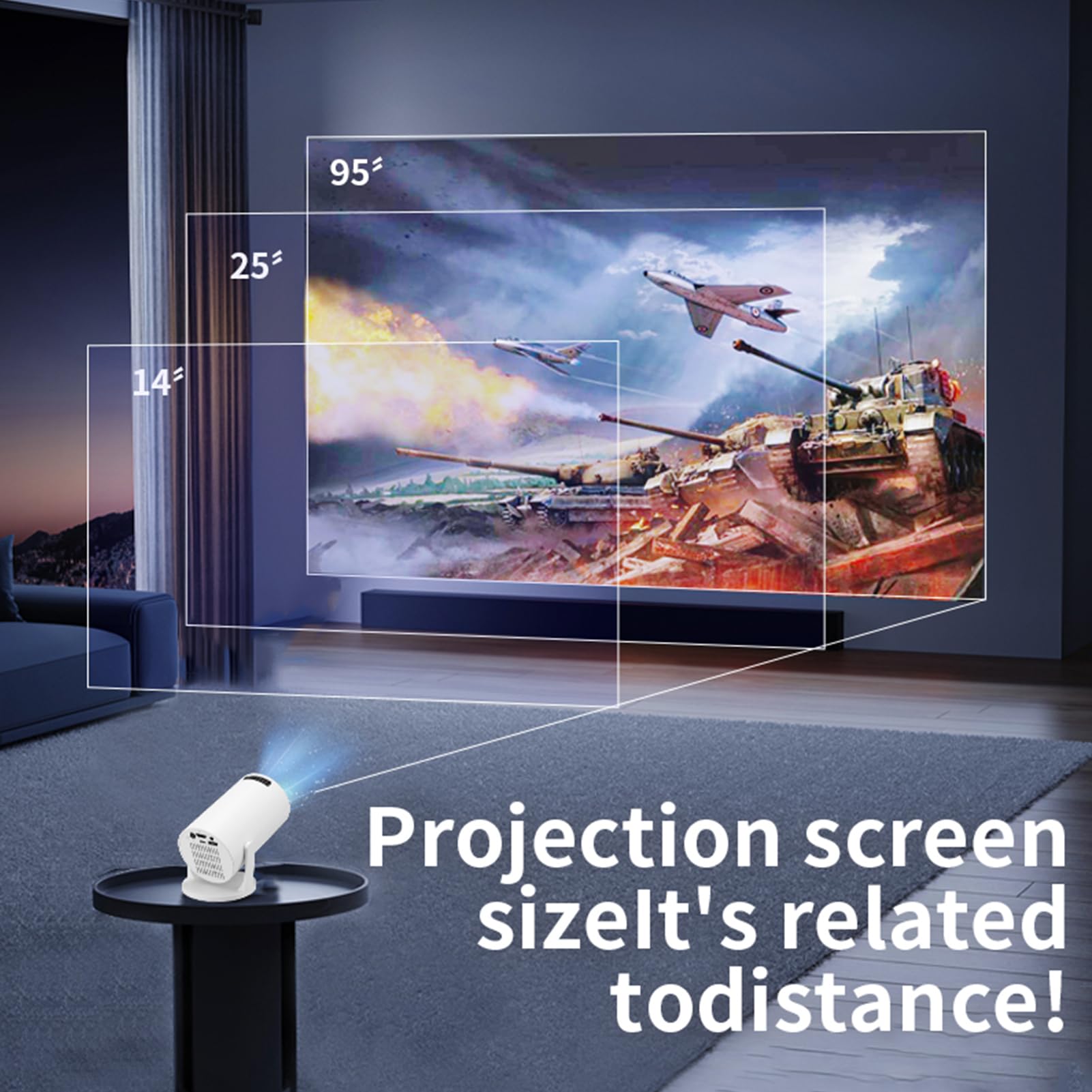 Proiettore M5 8K Wifi 6 Ultra  - Home Cinema Gaming recensione e prezzo