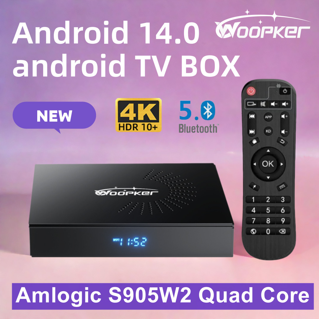 Woopker KW2 Android 14 TV Box  - Home Cinema Google recensione e prezzo
