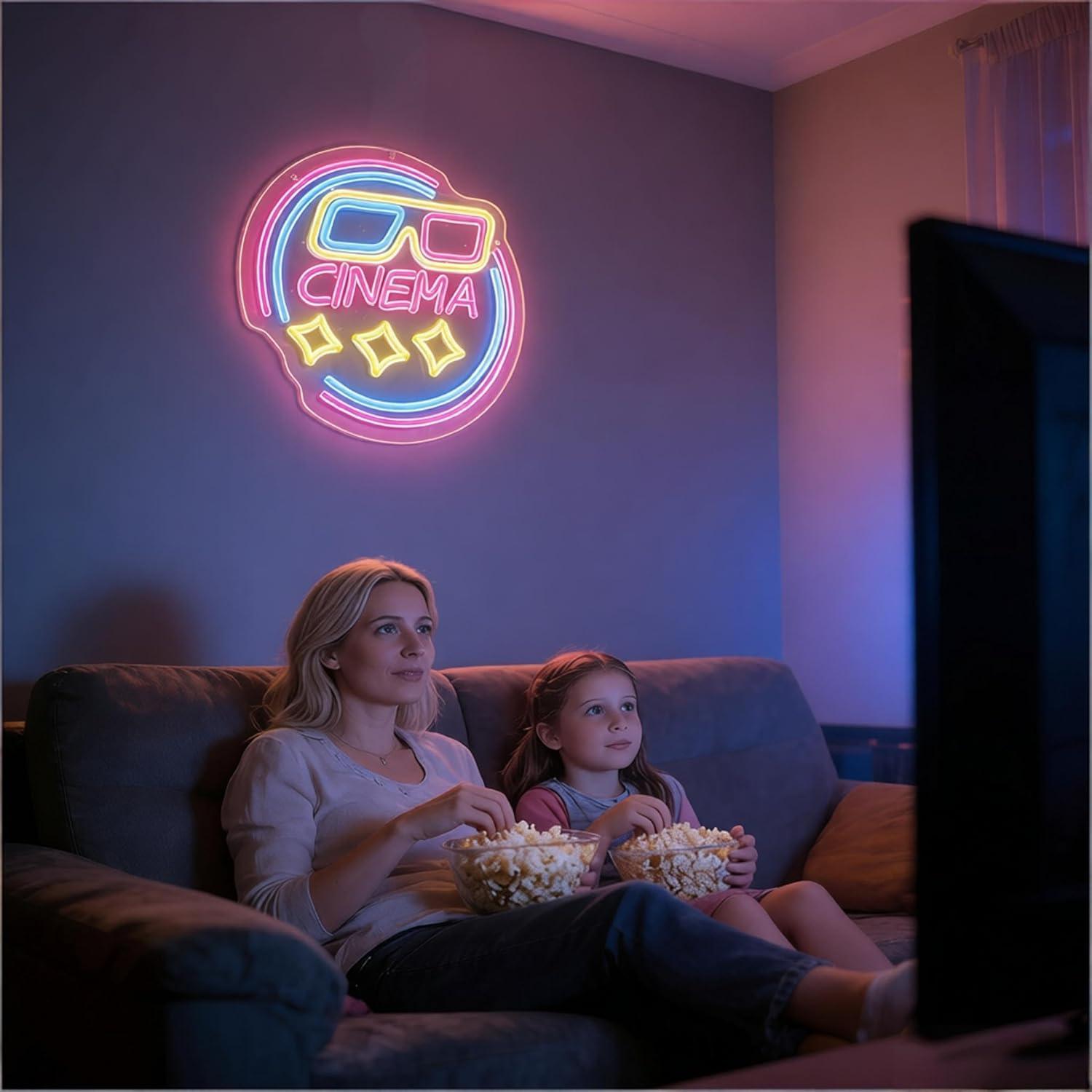 Insegna Luminosa al Neon a LED - Home Cinema Wall Lights recensione e prezzo