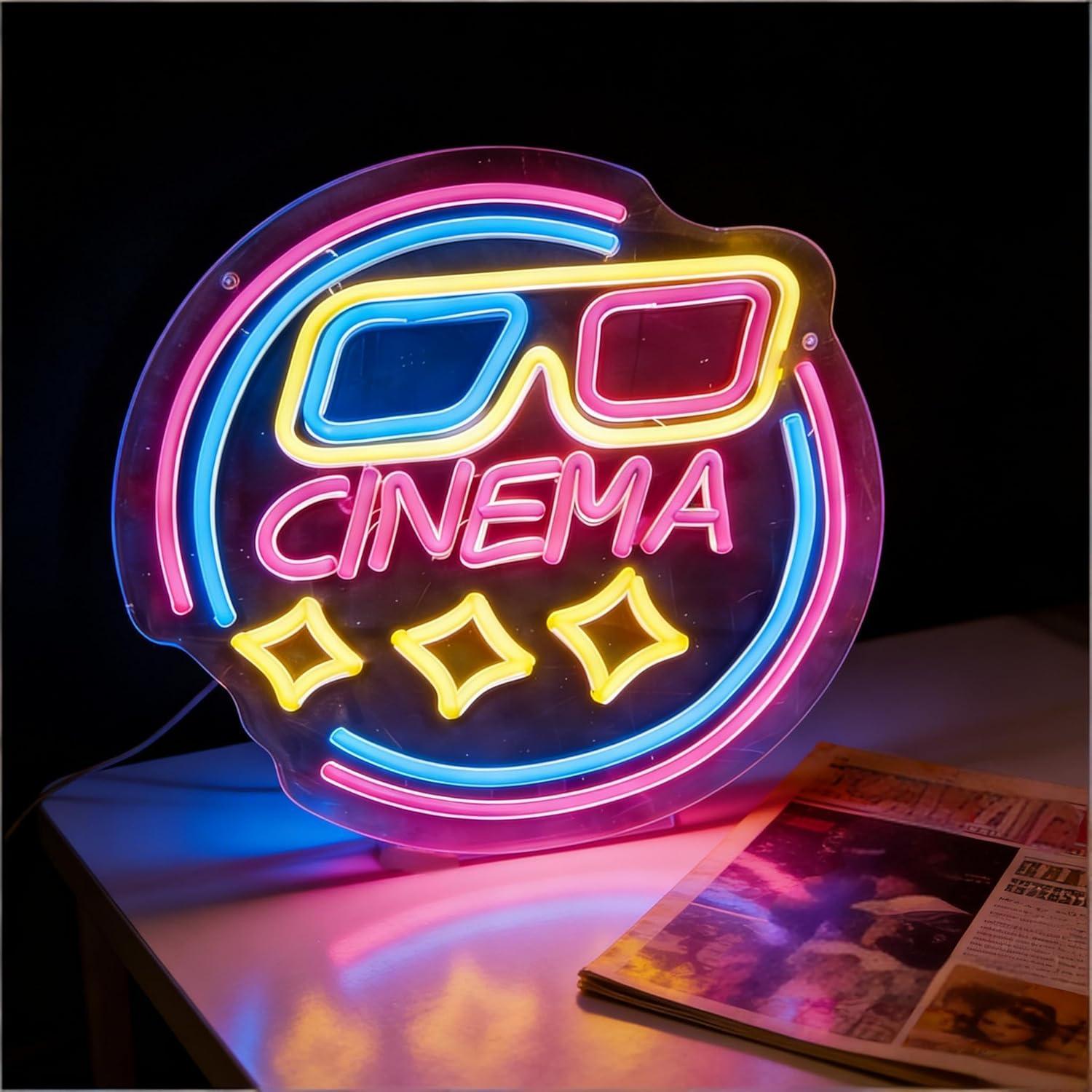 Insegna Luminosa al Neon a LED - Home Cinema Wall Lights recensione e prezzo