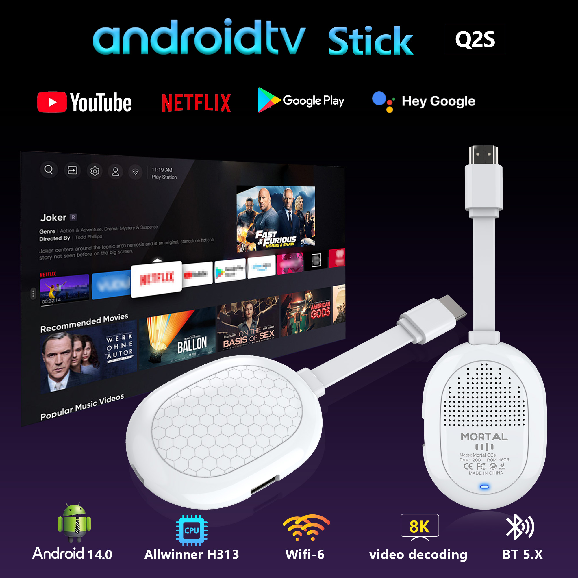 HOT Android 14.0 Allwinner H31 - Home Cinema Google recensione e prezzo