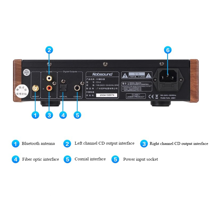 Lettore CD HiFi CD-6 Bluetooth - Home Cinema System recensione e prezzo