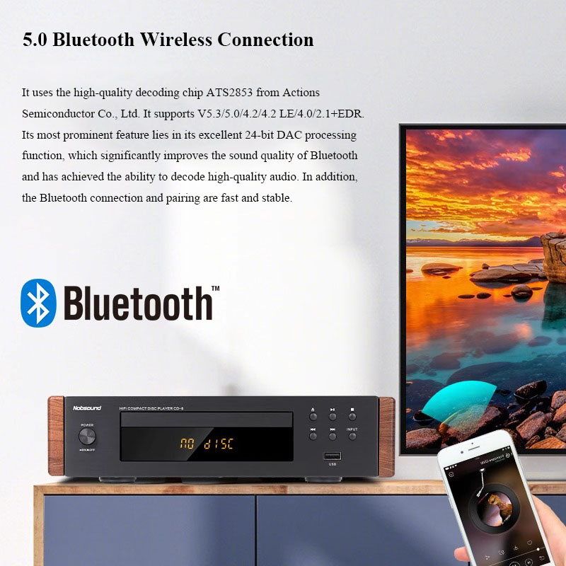 Lettore CD HiFi CD-6 Bluetooth - Home Cinema System recensione e prezzo