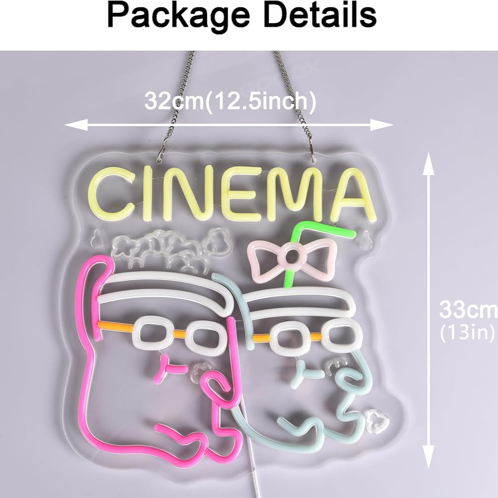 Insegna al Neon LED per Cinema - Home Cinema Wall Lights recensione e prezzo