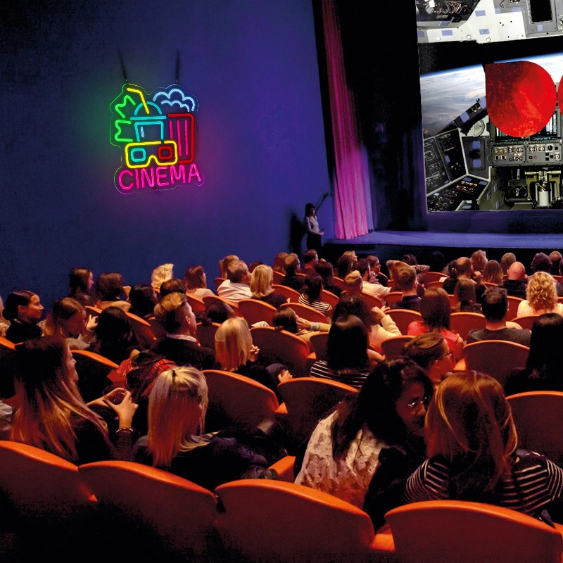 Insegna al neon per cinema, fi - Home Cinema Wall Lights recensione e prezzo