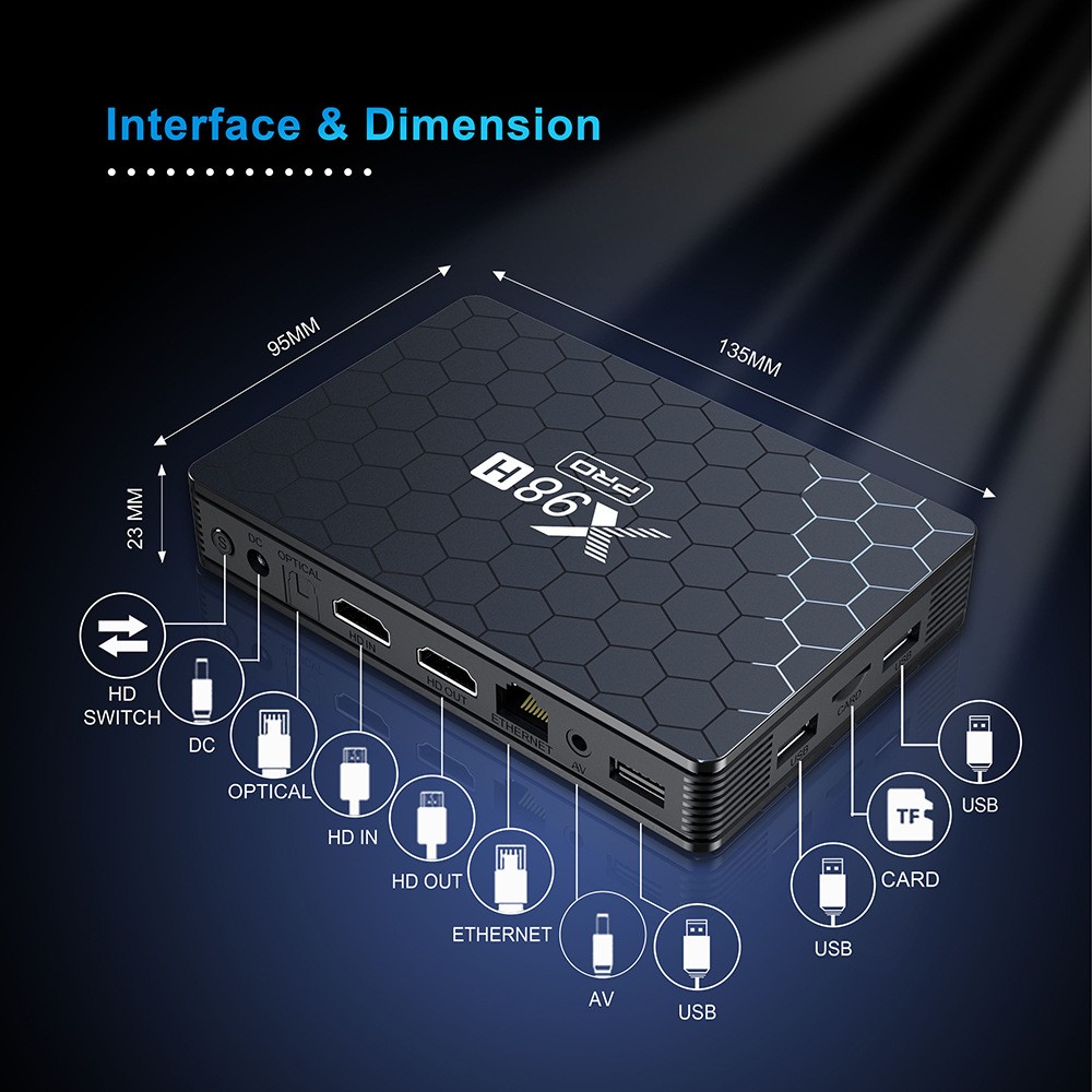 X98H Pro Smart TV Box 6K 2.4 e - Home Cinema Google recensione e prezzo
