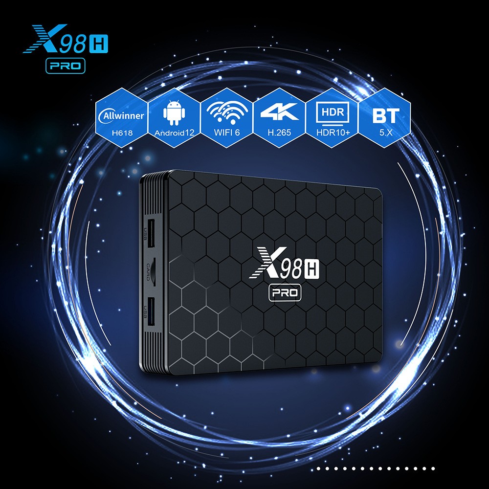 X98H Pro Smart TV Box 6K 2.4 e - Home Cinema Google recensione e prezzo