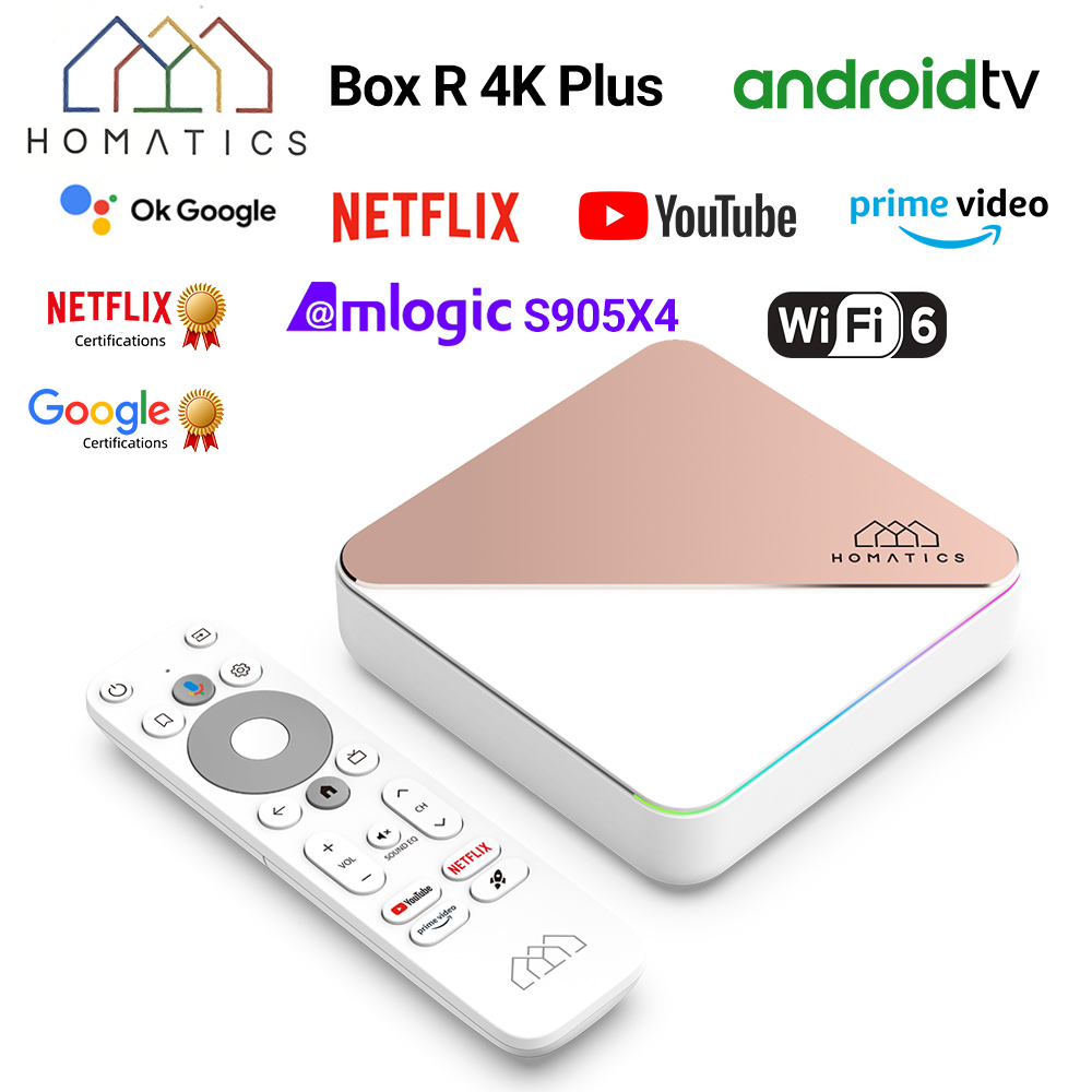 HOMATICS Box R 4K Plus TV Box  - Home Cinema Google recensione e prezzo