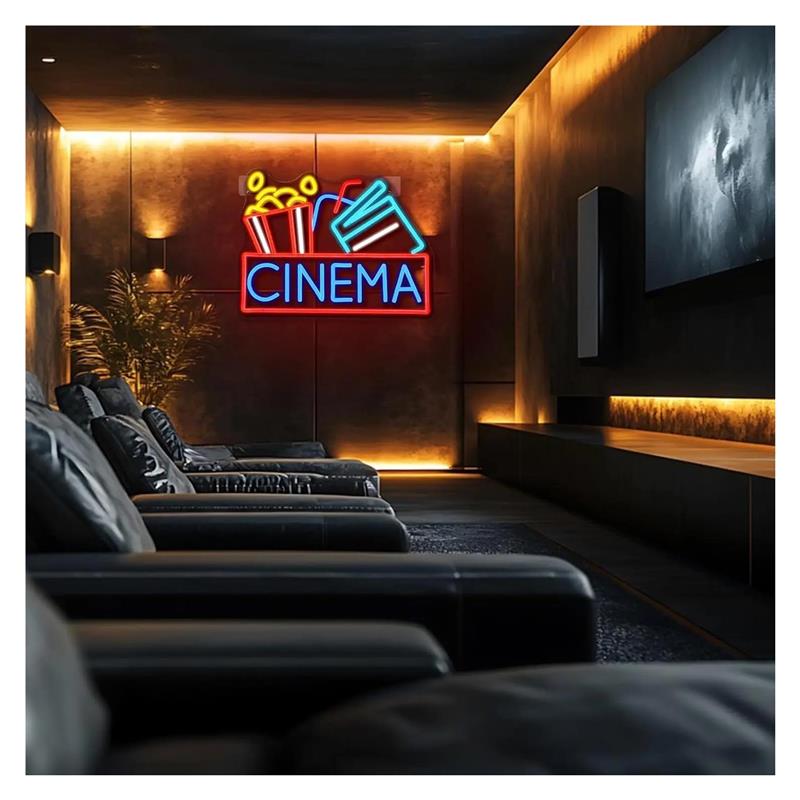 Insegna al neon Cinema aliment - Home Cinema Wall Lights recensione e prezzo
