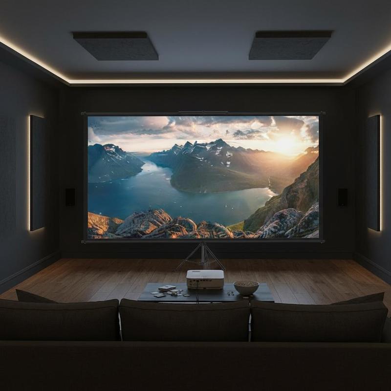 Schermo di proiezione portatil - Home Cinema Gaming recensione e prezzo