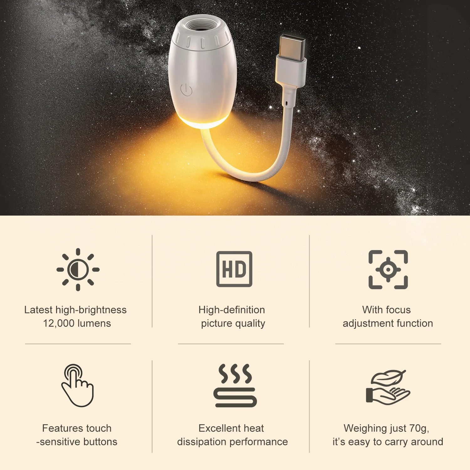 Mini Proiettore di Stelle Gala - Home Cinema Projector recensione e prezzo