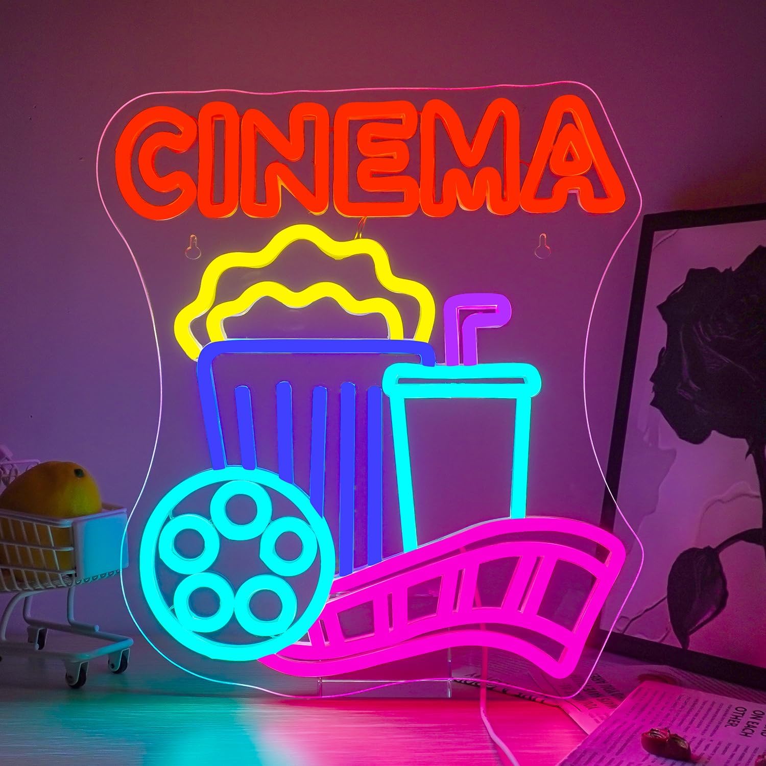 Insegna al Neon Cinema Aliment - Home Cinema Wall Lights recensione e prezzo