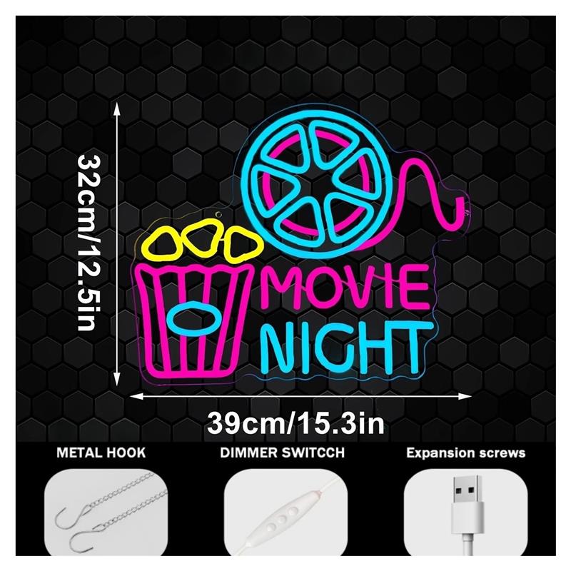 Insegna luminosa al neon per s - Home Cinema Wall Lights recensione e prezzo